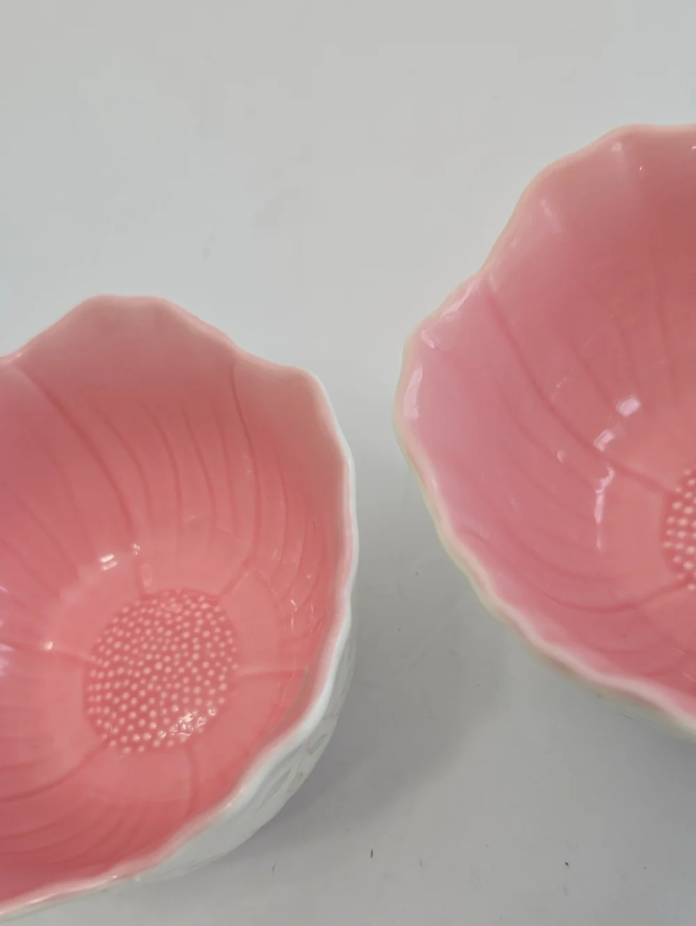 Lenox Set Of 4 Butterfly Meadow Bee Porcelain Dessert Bowls Floral Shaped